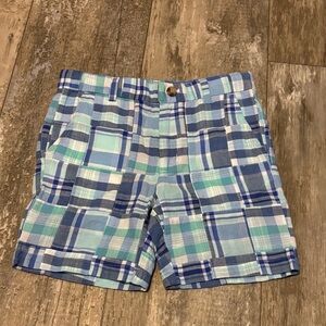 Vineyard Vines by Shep & Ian  Blue and White  Plaid Shorts size 6